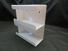 Настінний тримач для коробок із рукавичками на 2 шт