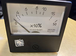 Амперметр 50А Э8031 - М1 50Гц . 400Гц АС 80 х 80мм