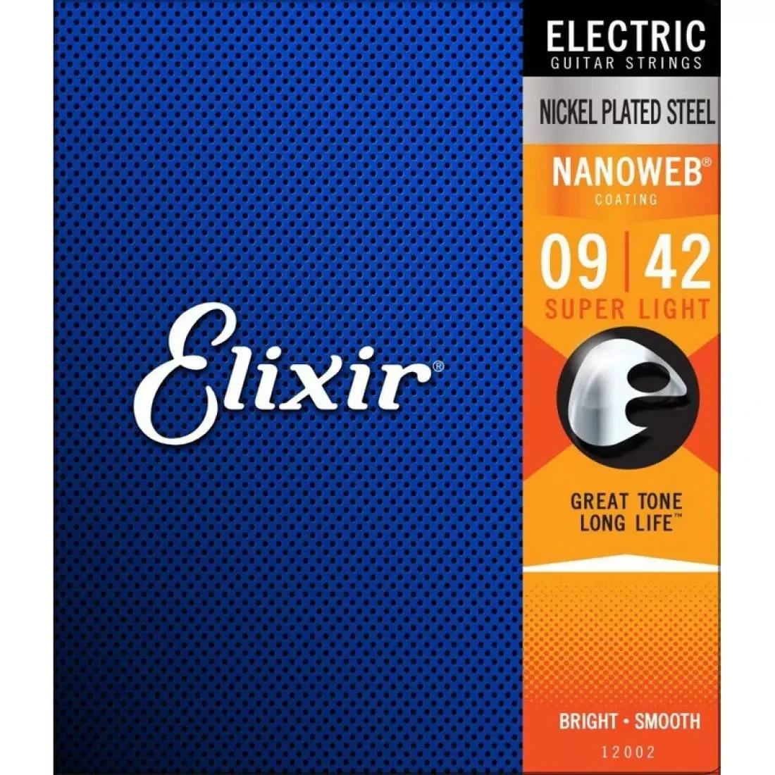 Струни для електрогітари Elixir Nanoweb 9-42 + 3 медіатори у подарунок
