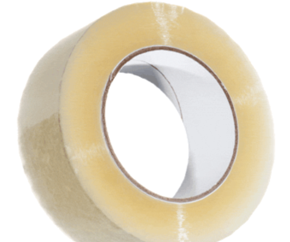 Скотч стрічка прозора поліпропіленова з липким шаром 45х280м 45мкм