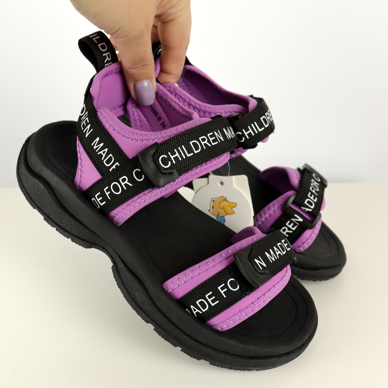 Спортивні босоніжки для дівчинки-підлітка Tom.m текстильні, з анатомічною підошвою