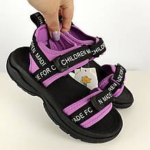 Спортивні босоніжки для дівчинки-підлітка Tom.m текстильні, з анатомічною підошвою