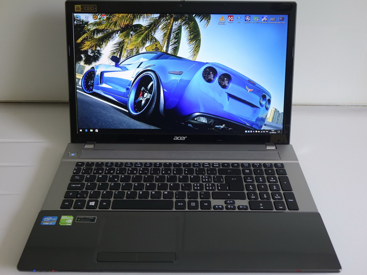 Ноутбук Acer Aspire V3-771G, 17.3 FHD, i7-3632QM, 8GB, 240GB ssd, GeForce 710M 2gb + Intel HD 4000, НОВИЙ АКБ