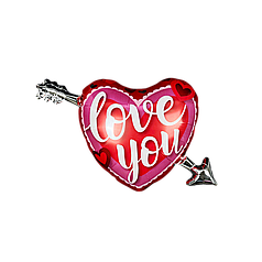 Фігура QUALATEX-КВ001 Серце I Love You зі стрілою (УП)