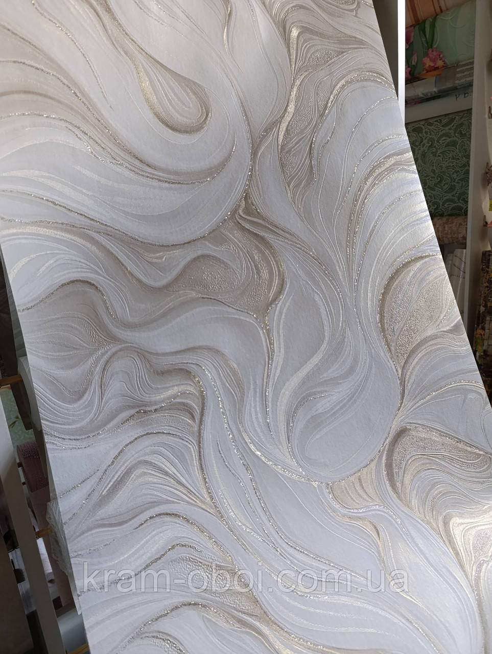 Слов'янські Шпалери КФТП вінілові на паперовій основі супер мийка Expromt 10м*0,53 9В49 5892-01, фото 1