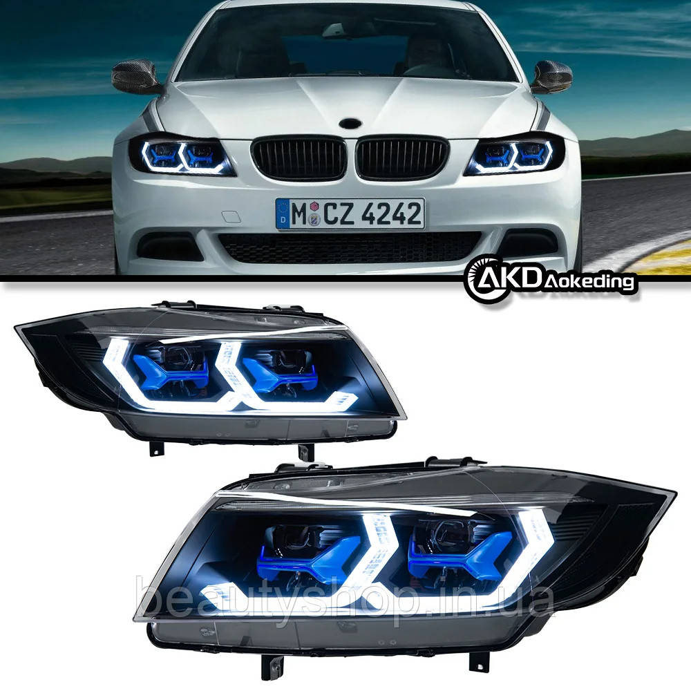 Світлодіодні передні фари для BMW 3 серії E90 (2005–2012), фото 1