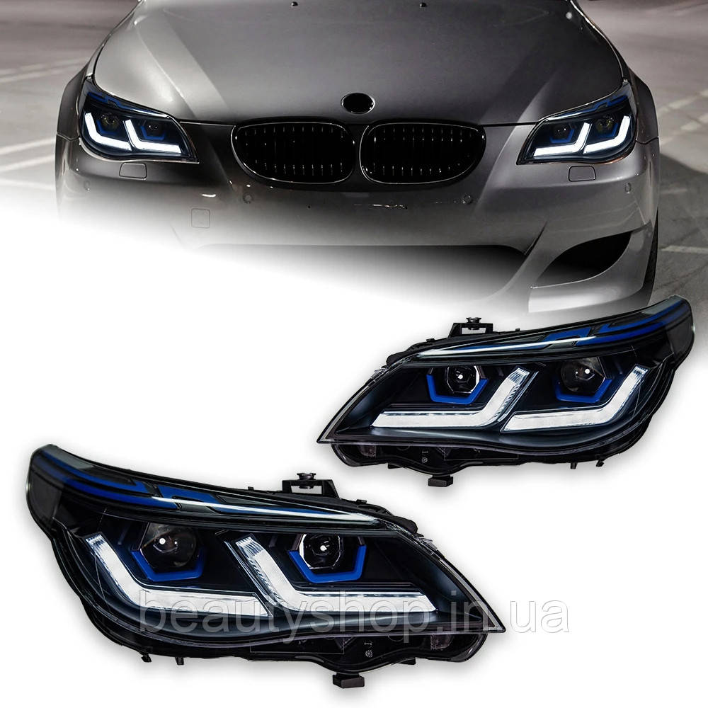 Світлодіодні передні фари для BMW 5 серії E60 (2003–2009)
