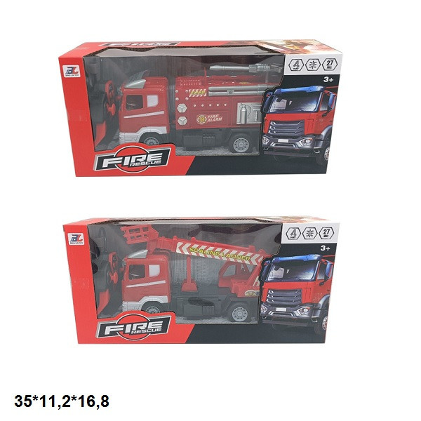 Р.К.Пожежна машина 928-31/32 акум.2в.кор.35*11,2*16,8 /48/