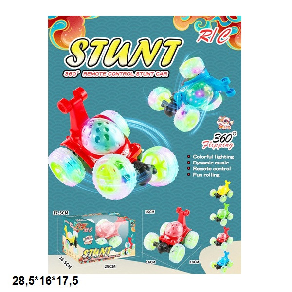 Р.К.Трюкач SL888-29 акум.USB.муз.світ.оберт.на 360гр.4кол.кор.28,5*16*17,5 /36/