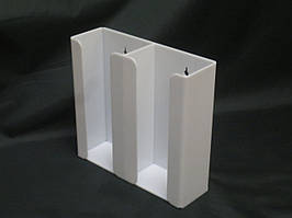 Тримач для коробок з рукавичками, масками горизонтальний на 2 шт