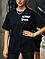 Футболка жіноча зручна з модним яскравим принтом малюнок Даффі Дак колір чорний розмір S, фото 2