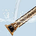 Тример для волосся (4 насадки) + Зарядка для батареї, T9 / Окантовочна машинка / Машинка для стрижки волосся, фото 8