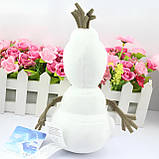 М'яка іграшка Олаф RESTEQ 50 см із мультфільму Холодне серце, плюшевий сніговик Frozen, фото 2