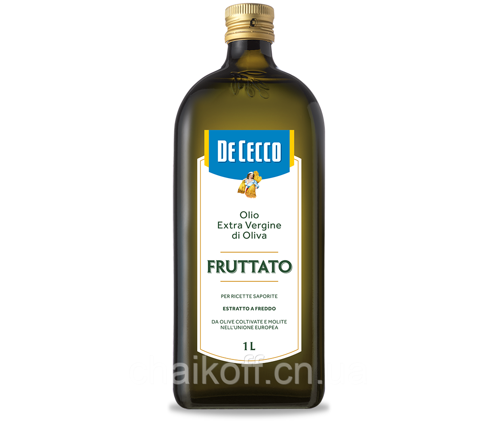 Олія оливкова De Cecco Fruttato Extra Vergine di Olive 1000 мл (Італія), фото 1