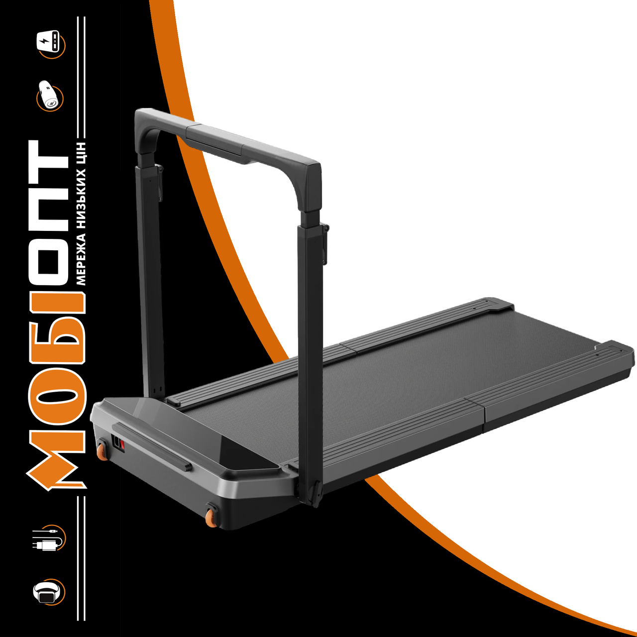 Бігова доріжка KingSmith Walkingpad Treadmill Z3 Hybrid (WP400P42) Black UA UCRF