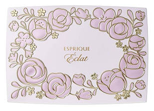 Kose ESPRIQUE Eclat футляр для тональної основи ESPRIQUE Eclat Brightening Pact EX, зі спонжем