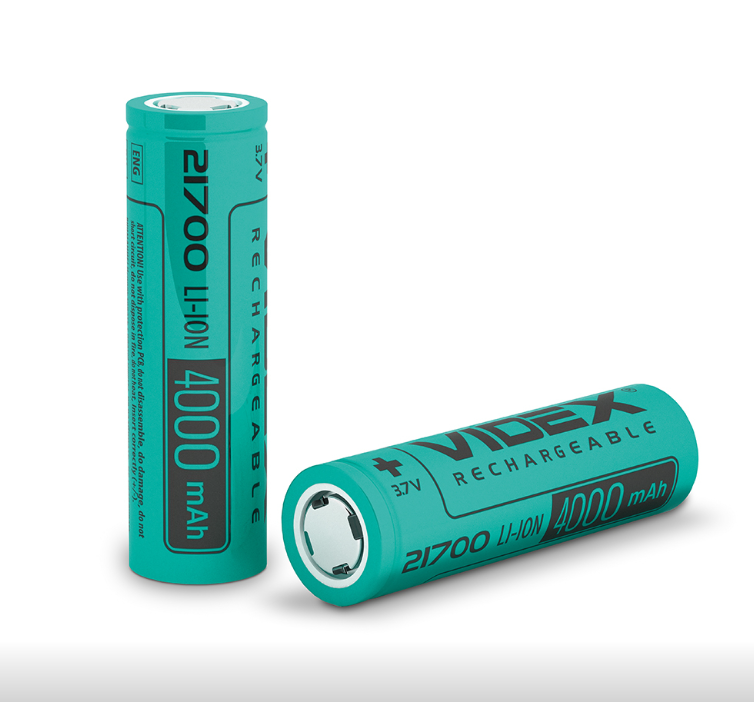 Акумулятор VIDEX 21700 4000mAh літій-іонний без захисту, фото 1