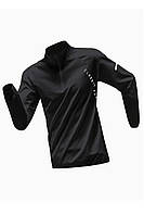 Спортивний лонгслів чоловічий для бігу CLASSICE RUNNING Apmi чорний