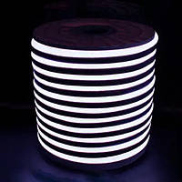 Неонова стрічка 2835 120 д.м. IP68 220V 8*16 мм білий 5500-6000К (ціна 1 м)