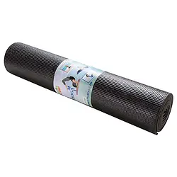 Килимок для йоги та фітнесу Green Camp 6 мм, 173*61*6 (GC611736) чорний