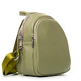 Жіночий рюкзак -сумка, натуральна шкіра Alex Rai 17*23*13, фото 3