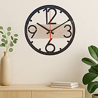 Настенные деревянные часы из фанеры Оригинальные часы Декор для дома, офиса, подарок