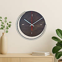 Настенные деревянные часы из фанеры Оригинальные часы Декор для дома, офиса, подарок