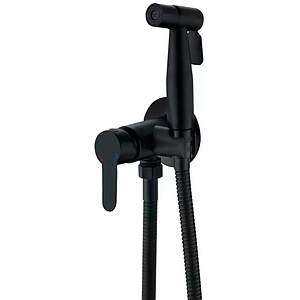 Змішувач для гігієнічного душу ZERIX DAX-333 BLACK (з лійка) з нерж.сталі SUS304 (ZX4830)