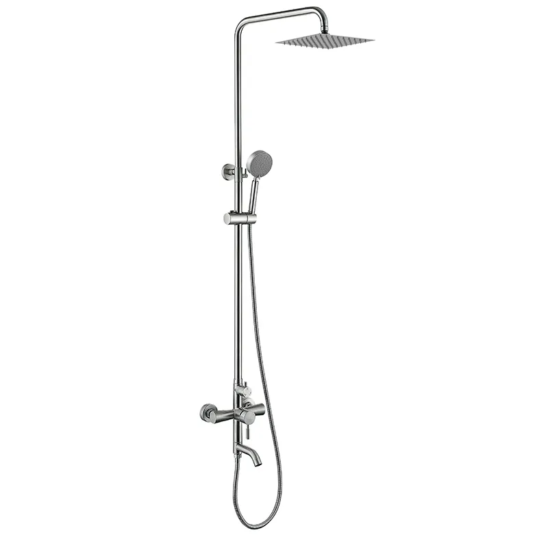 Душова колона зі змішувачем Zerix LUX-009-J із нерж. сталі SUS304 (ZX4878), фото 1