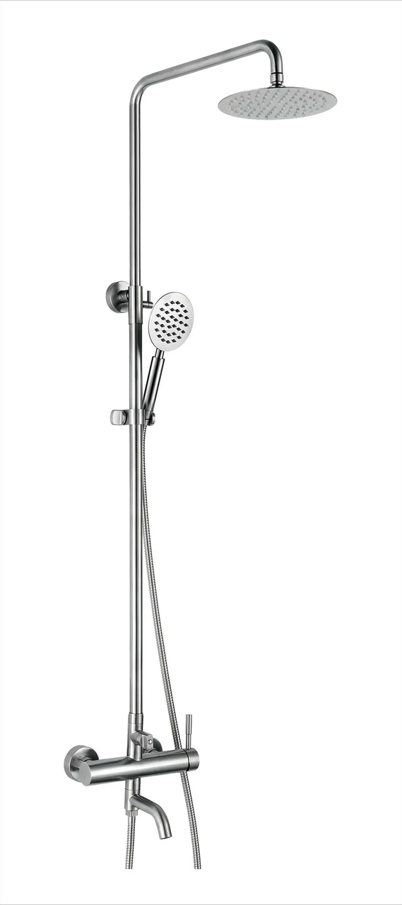 Душова колона із змішувачем Zerix SUS-008-J із нерж. сталі SUS304 (ZX5612), фото 1
