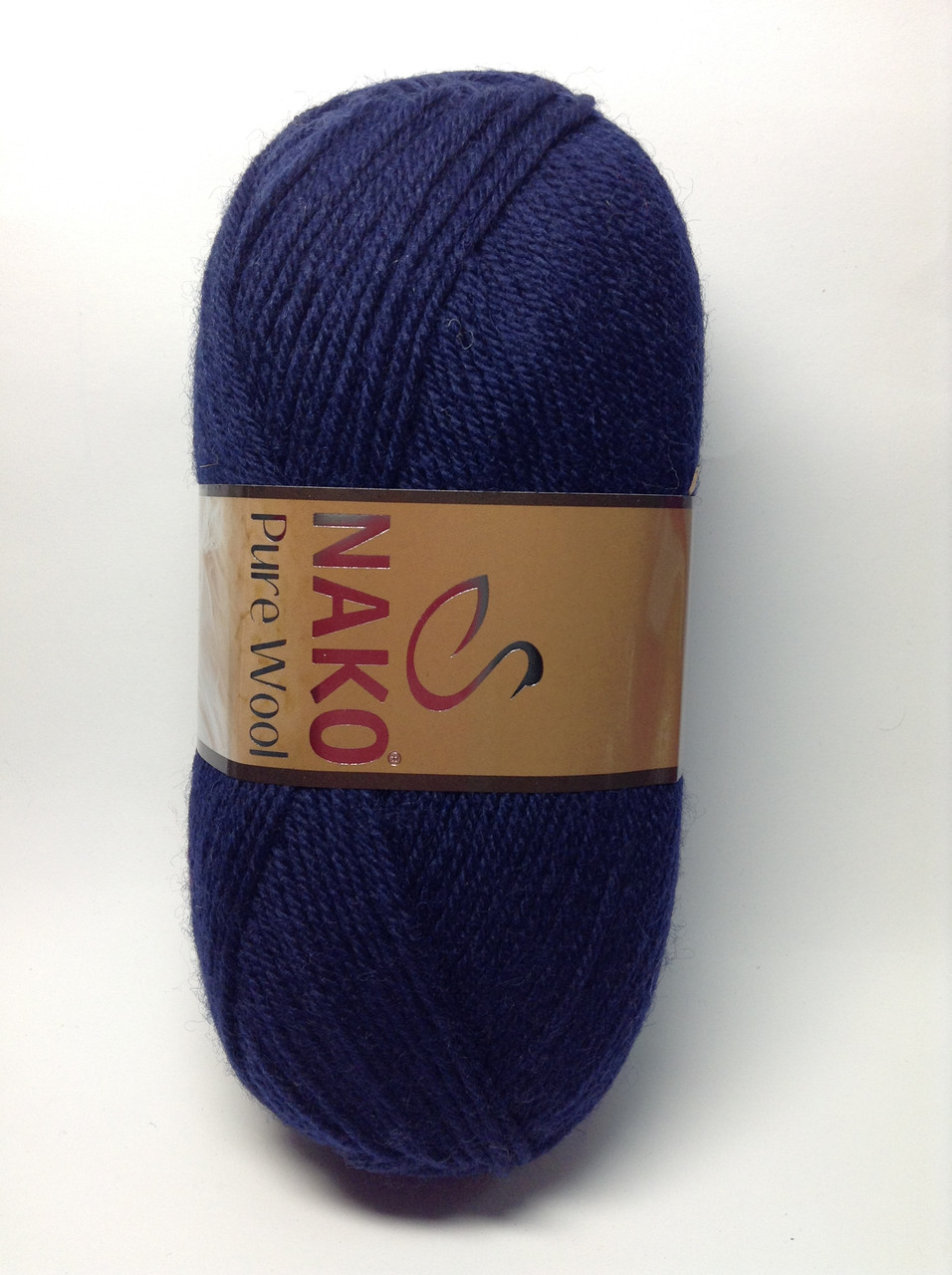 Пряжа nako pure wool - колір темно-синій