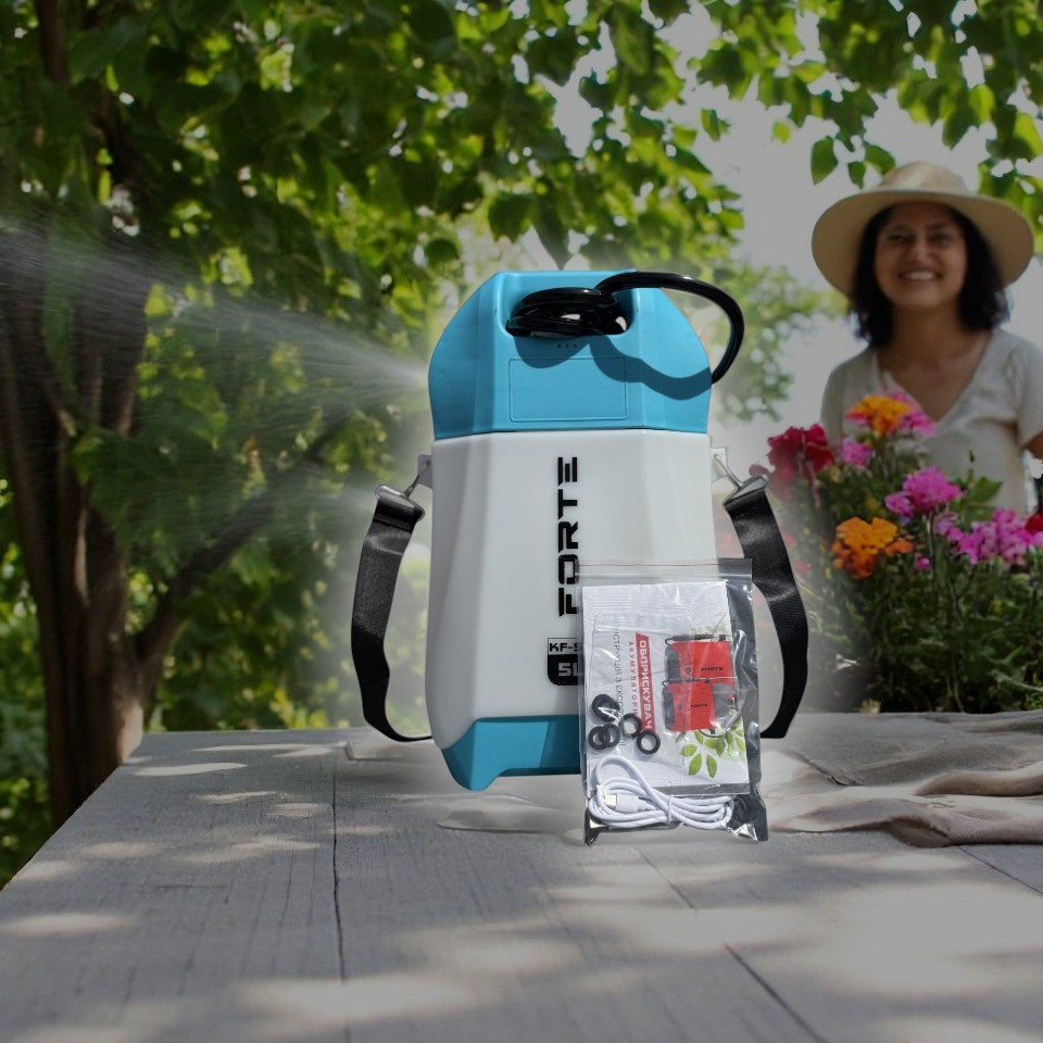 Акумуляторний садовий обприскувач Forte KF-5C 2.5 А/г 5 л, фото 1