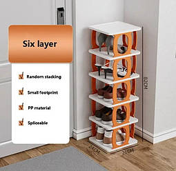 Полиця для обуви Віялай Книг 5 полиць Shoe rack AND LY-581