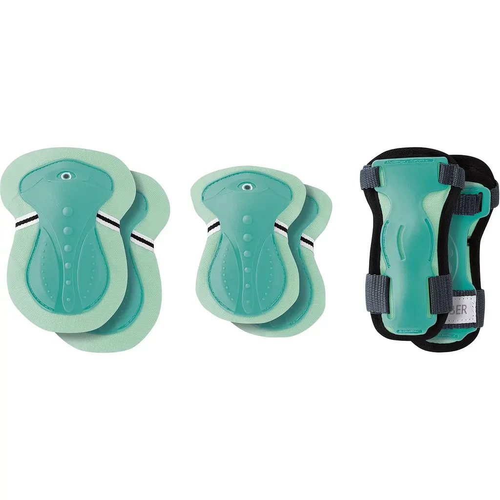 Комплект захисний дитячий GLOBBER, м'ятний, для дитини до 25кг (540-206)