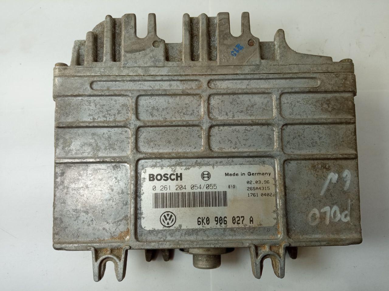Електронний блок керування Volkswagen Polo6N Bosch 0 261 204 054/055 / 0261204054/055 / 6K0 906 027 A / 6K0906027A, фото 1