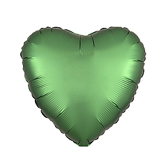 18" ANAGRAM-АН 118 СЕРЦЕ Сатин Зелене | Emerald | 38587