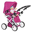 Коляска для ляльок з сумкою Carrello Unica 9346, фото 6
