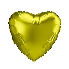 18" ANAGRAM-АН 111 СЕРЦЕ Сатин Лимон | Lemon | 41884