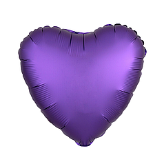 18" ANAGRAM-АН 105 СЕРЦЕ Сатин Фіолетове | Purple | 36818