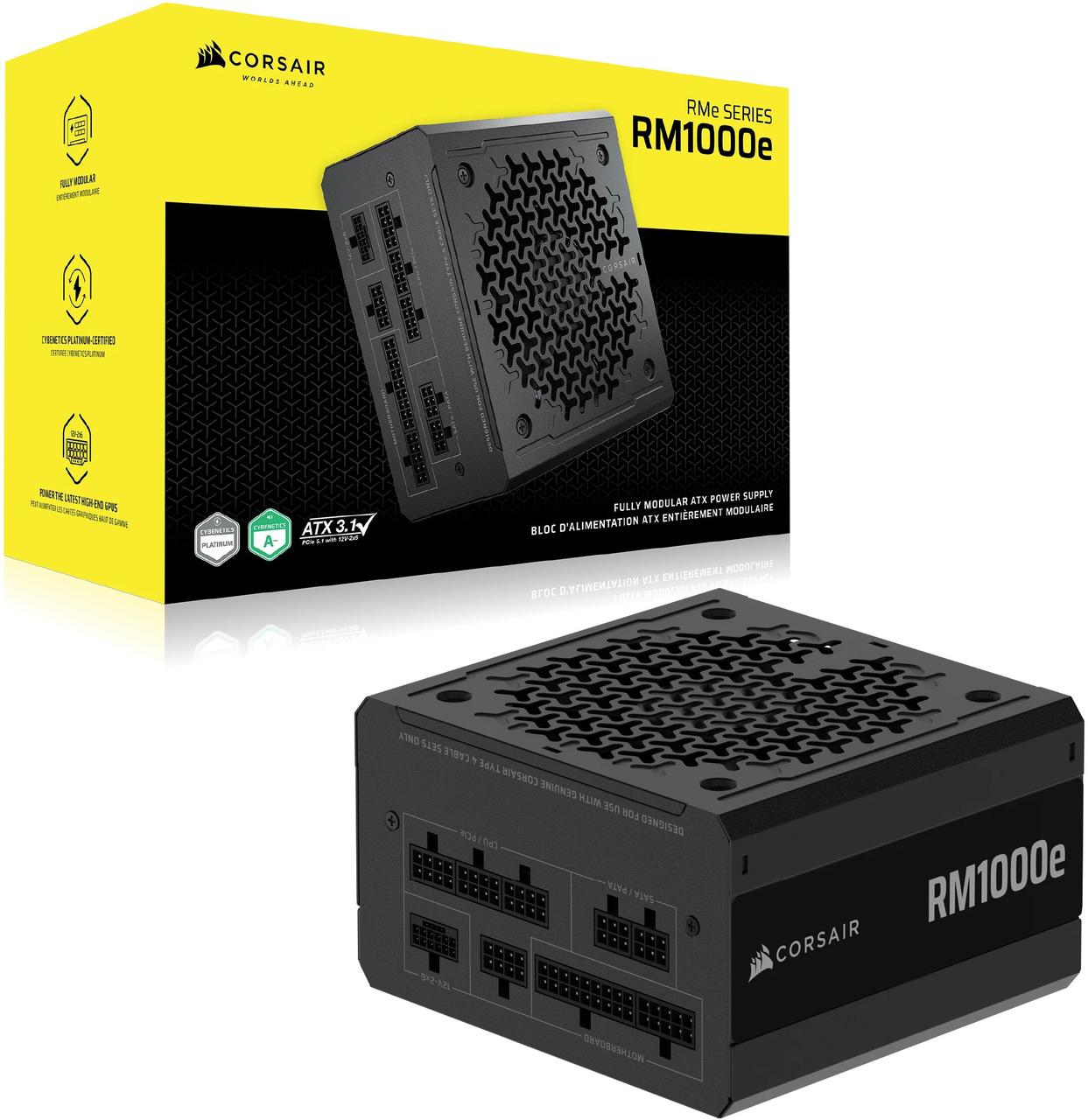 Блок живлення Corsair RM1000e 2025 1000W 80+ Gold , Гарантія, фото 1