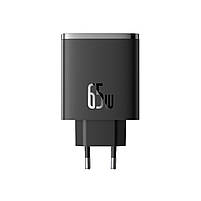 Мережевий зарядний пристрій Baseus Cube Pro Fast Charger 2C+U 65W EU Cluster Black, фото 3
