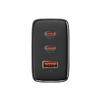 Мережевий зарядний пристрій Baseus Cube Pro Fast Charger 2C+U 65W EU Cluster Black, фото 4