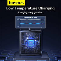 Мережевий зарядний пристрій Baseus Cube Pro Fast Charger 2C+U 65W EU Cluster Black, фото 8