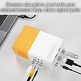 Міні-проектор YG300 Мультимедійний портативний домашній проектор Домашній міні-кінотеатр, фото 4