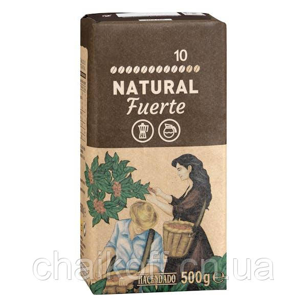 Кава мелена Hacendado Natural Fuerte 500 г (Іспанія)