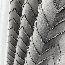 Штора льон букле Паркет Сірий