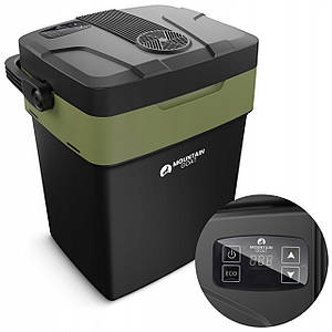 Холодильник туристичний Mountain Goat 29 л електричний, переносний Black/Olive (P-5905973405133)