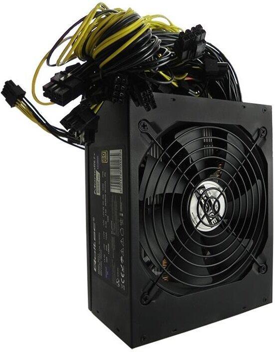 Блок живлення Qoltec Gaming Miner 1600W Gold , Гарантія, фото 1