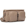 Сумка крос-боді жіноча шкіряна клатч ALEX RAI 2051-9 beige, фото 3
