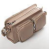 Сумка крос-боді жіноча шкіряна клатч ALEX RAI 2051-9 beige, фото 5